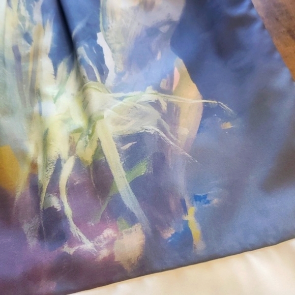 Against Nudity Montreal beautiful abstract watercolour sleeveless top - Picture 6 of 11